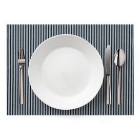 Podkładki na Stół "Day Drap" Linie Niebieski 32x45cm (72 Sztuk)