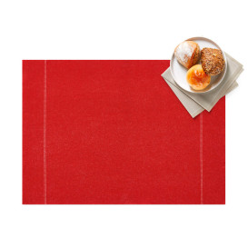 Podkładki na Stół "Day Drap" Czerwerne 32x45cm (12 Sztuk)
