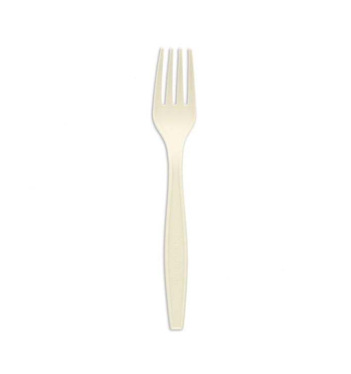 Widelczyki Skrobia Kukurydziana CPLA Białe 17,5cm (50 Sztuk) Widelczyki Skrobia Kukurydziana CPLA Białe 17,5cm (50 Sztuk)