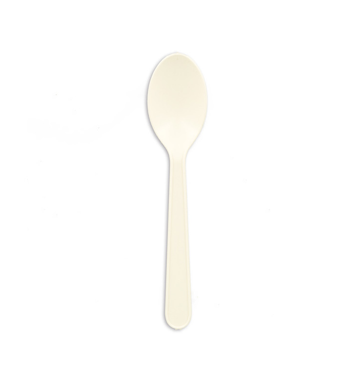 Łyżeczki Skrobia Kukurydziana CPLA Białe 12,5cm (50 Sztuk) Łyżeczki Skrobia Kukurydziana CPLA Białe 12,5cm (50 Sztuk)