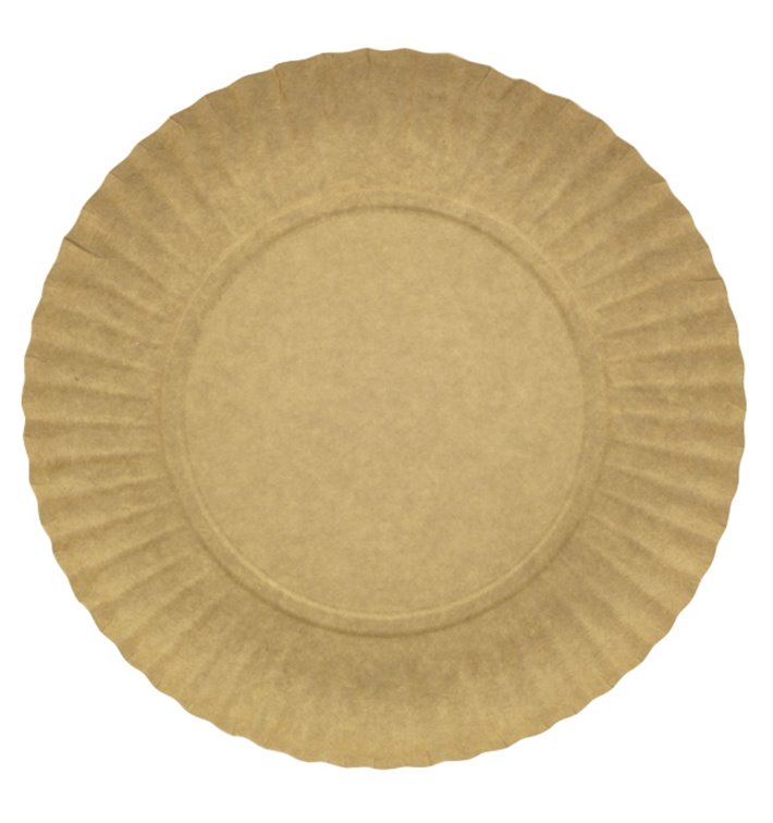Talerz Papierowe Okrągłe Kraft 210 mm 255g/m2 (1000 Sztuk) Talerz Papierowe Okrągłe Kraft 210 mm 255g/m2 (1000 Sztuk)