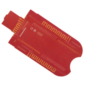 Rożek Papierowe Hot-Dogi 17x5x3,5cm (1000 Sztuk)