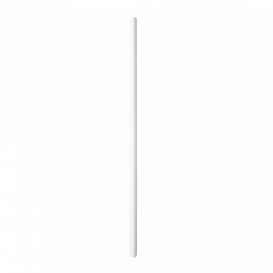 Słomki Prosto Papierowe Białe w Papierku Ø6mm 19,7cm (500 Sztuk)