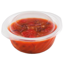 Pojemniki Okrągłe PP Przezroczysty 400ml Ø144mm (100 Sztuk)
