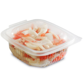 Miski na Zawi z Uchwytamich PP Przezroczyste 375ml 123x114mm (900 Sztuk)