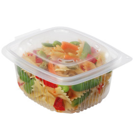Miski na Zawi z Uchwytamich PP Przezroczyste 750ml 142x123mm (50 Sztuk)