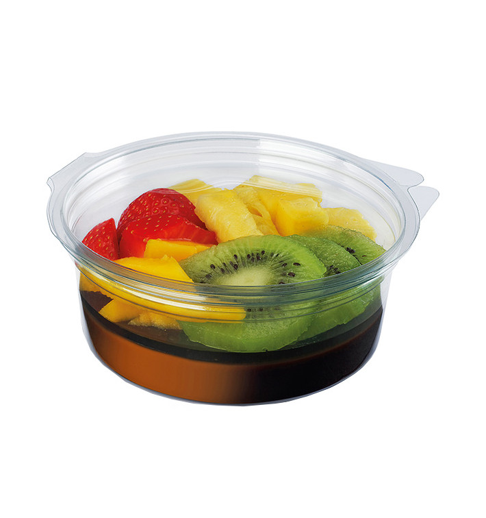 Miski Okrągły Zawiasie APET Przezroczyste 400ml Ø120mm (40 Sztuk) Miski Okrągły Zawiasie APET Przezroczyste 400ml Ø120mm (40 Sztuk)