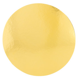 Podkładka Papierowa Pod Tort Złote i Białe 220 mm (100 Sztuk)