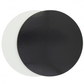 Podkładka Papierowa Pod Tort Czarni i Białe 260 mm (100 Sztuk)