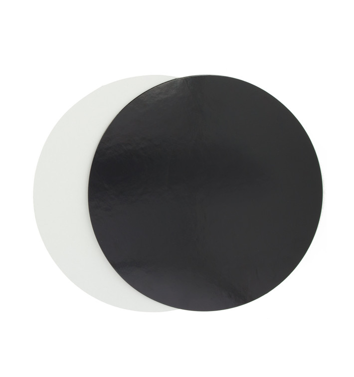 Podkładka Papierowa Pod Tort Czarni i Białe 290 mm (100 Sztuk) Podkładka Papierowa Pod Tort Czarni i Białe 290 mm (100 Sztuk)