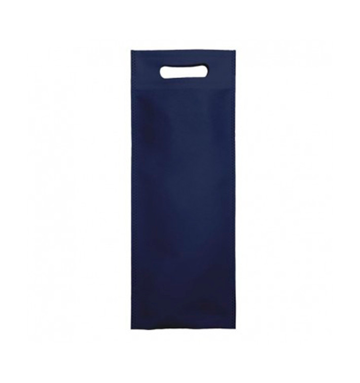 Non-Woven Bag with Die-cut Handles Navy Blue 17+10x40cm (200 Units) Non-Woven Bag with Die-cut Handles Navy Blue 17+10x40cm (200 Units)