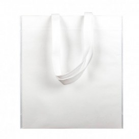 Non-Woven Bag with Short Handles White 38x42cm (200 Units)