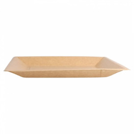 Talerz Papierowe Biocated Naturalne Kwadratowi 18cm (20 Sztuk)