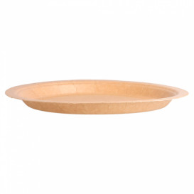 Talerz Papierowe Biocated Naturalne Ø18cm (20 Sztuk)