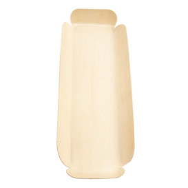 Tacki Łódki Drewniane Prostokątny 22x8x2 cm (200 Sztuk)