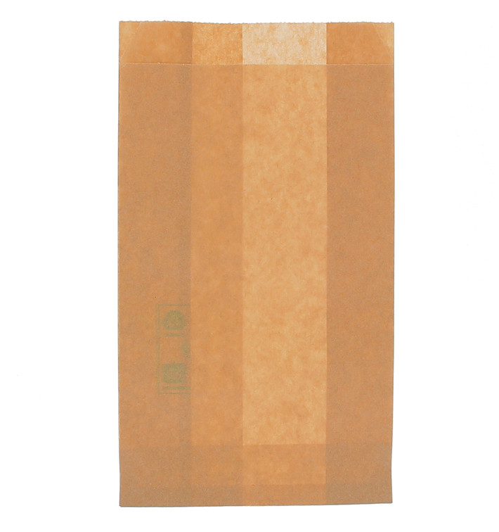 Torby na Burgery Tłuszczoodporny Kraft 12+6x20cm (250 Sztuk) Torby na Burgery Tłuszczoodporny Kraft 12+6x20cm (250 Sztuk)