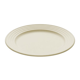 Talerz Trzciny Cukrowej Premium Wave Naturalne Ø26cm (50 Sztuk)