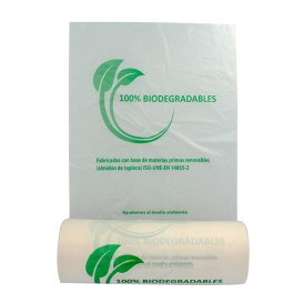 Rolka Torby Plastikowe 100% Biodegradowalny 22x37cm (500 Sztuk)