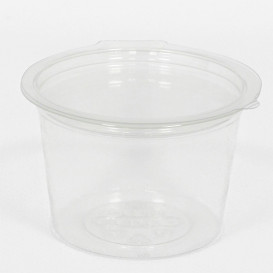 Miski Okrągły Zawiasie APET Przezroczyste 80ml Ø70mm (50 Sztuk)