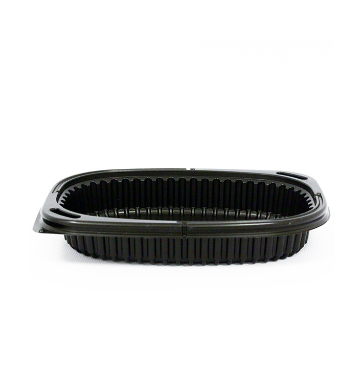 Pojemniki Prostokątny PP Czarni 400ml 190x140x32mm (40 Sztuk) Pojemniki Prostokątny PP Czarni 400ml 190x140x32mm (40 Sztuk)
