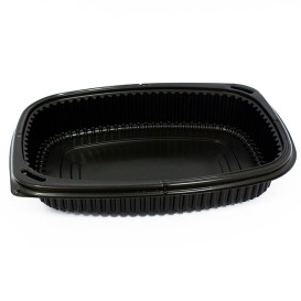 Pojemniki Prostokątny PP Czarni 1250ml 255x189x45mm (320 Sztuk)