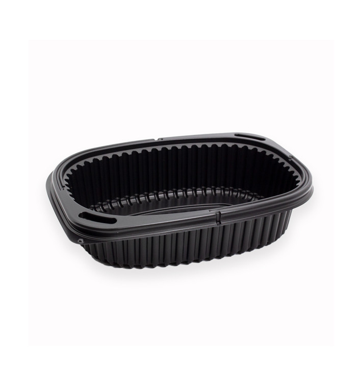 Pojemniki Prostokątny PP Czarni 600ml 190x140x48mm (480 Sztuk) Pojemniki Prostokątny PP Czarni 600ml 190x140x48mm (480 Sztuk)