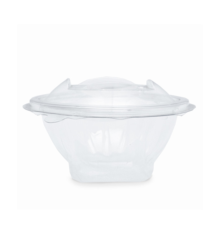 Miski Okrągły Zawiasie APET Przezroczyste 150ml Ø120mm (21 Sztuk) Miski Okrągły Zawiasie APET Przezroczyste 150ml Ø120mm (21 Sztuk)