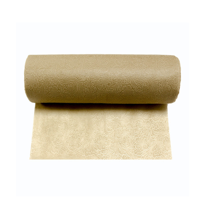Obrus w Rolce TNT Plus Beżowy 0,4x50m 60g P30cm (1 Sztuk) Obrus w Rolce TNT Plus Beżowy 0,4x50m 60g P30cm (1 Sztuk)