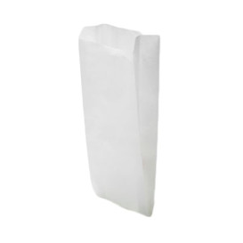 Torby Papierowe Białe 12+6x20cm (1000 Sztuk)
