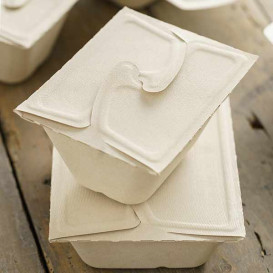 Opakowania MenuBox Trzciny Cukrowej 21x15x5cm 1000ml. (50 Sztuk)