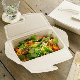 Opakowania MenuBox Trzciny Cukrowej 21x15x5cm 1000ml. (200 Sztuk)