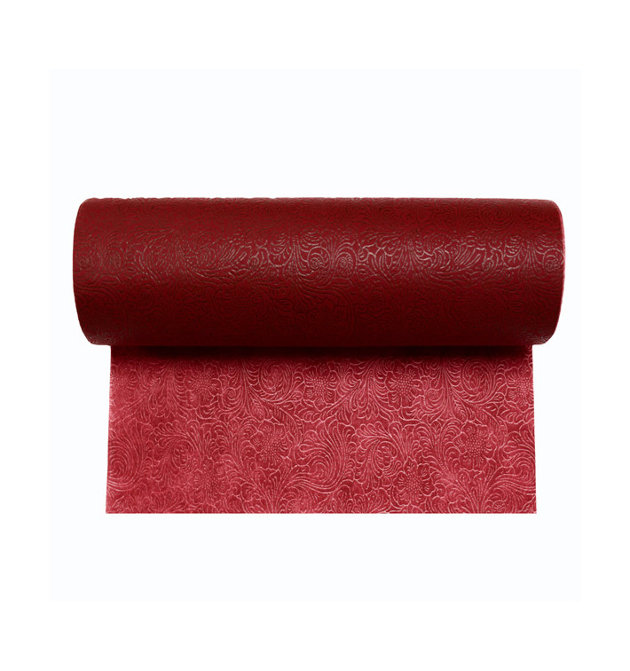 Obrus w Rolce TNT Plus Bordeaux 0,4x50m 60g P30cm (6 Sztuk) Obrus w Rolce TNT Plus Bordeaux 0,4x50m 60g P30cm (6 Sztuk)