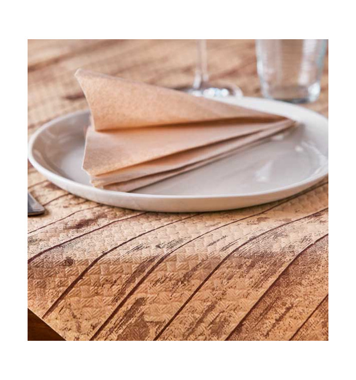Obrus Papierowy Dekoracje 1x1m Kraft "Drewniane" 40g (400 Sztuk) Obrus Papierowy Dekoracje 1x1m Kraft "Drewniane" 40g (400 Sztuk)