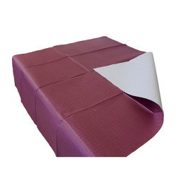 Obrus Papierowy Dekoracje 1,2x1,2 Metr Bordeaux 40g (300 Sztuk)