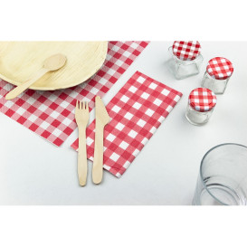 Paper Napkin Double Point White 1/8 40x40cm (1200 Sztuk)