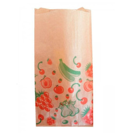 Torby Kraft na Owoce 14+7x28cm (100 Sztuk)