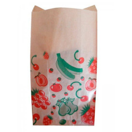 Torby Kraft na Owoce 22+12x36cm (100 Sztuk)