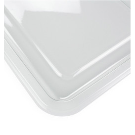 Tacki Plastikowe RPET Przezroczyste 46x30cm (10 Sztuk)