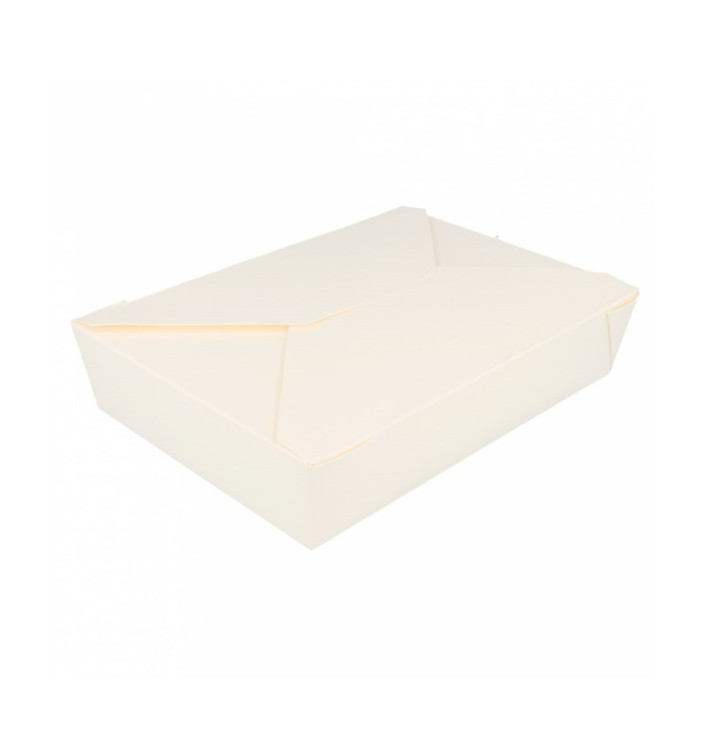 Pudełka na Wynos Kartonowe Amerykanin Białe 19,7x14x4,6cm 1470ml (200 Sztuk) Pudełka na Wynos Kartonowe Amerykanin Białe 19,7x14x4,6cm 1470ml (200 Sztuk)