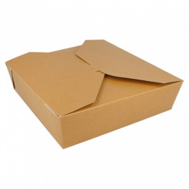 Paper Take-out Container "American" Black 2,17x2,17x0,60cm 2500ml (140 Units) 