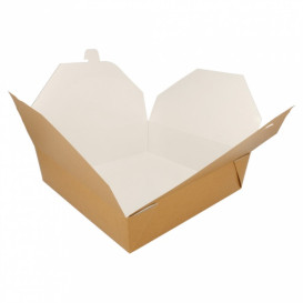 Paper Take-out Container "American" Black 2,17x2,17x0,60cm 2500ml (140 Units) 