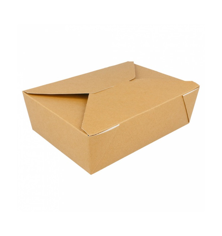 Paper Take-out Container "American" Black 1,13x0,90x0,64cm 600ml (200 Sztuk)