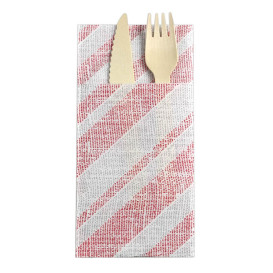 Pocket Fold Airlaid Napkins "Kanguro" Blue 40x40cm (30 Sztuk)