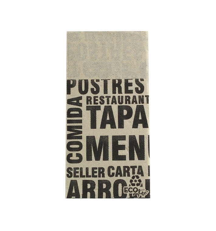 Paper Napkin Double Point Cream 1/8 40x40cm (30 Sztuk)