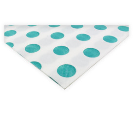 Serwetki Papierowe "Polka Dot Turkusowe" 2 Warstwi 40x40cm (600 Sztuk)