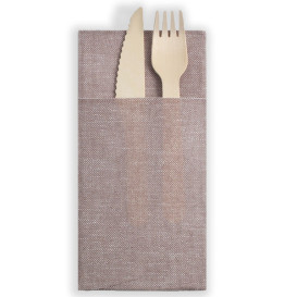 Cutlery Pocket Fold Napkin Papierowe Eco 40x40cm (1200 Sztuk)