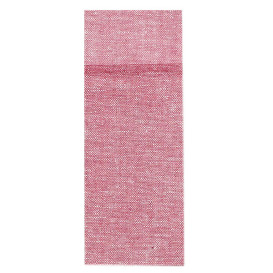 Serwetki Zestaw Sztućców Papierowe Dżins Bordeaux 30x40cm (30 Sztuk)