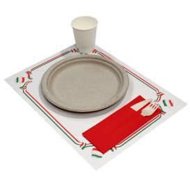 Podkładki na Stół Papierowe 30x40cm "Italia" 40g (1.000 Sztuk)