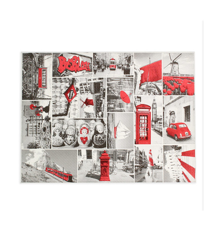 Podkładki na Stół Papierowe 30x40cm "Europa" 50g (2500 Sztuk) Podkładki na Stół Papierowe 30x40cm "Europa" 50g (2500 Sztuk)