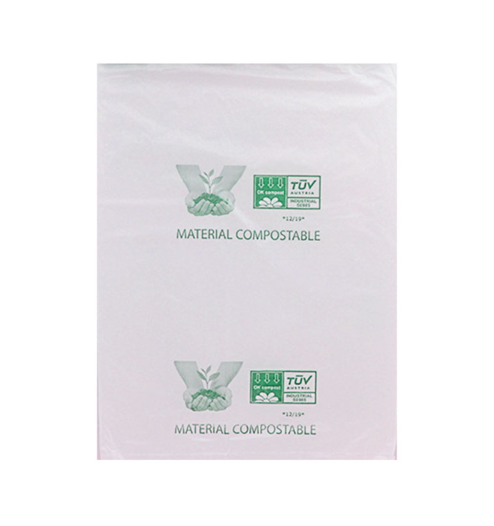 Torby Plastikowej w Bloku 100% Biodegradowalny 23x33cm (300 Sztuk) Torby Plastikowej w Bloku 100% Biodegradowalny 23x33cm (300 Sztuk)